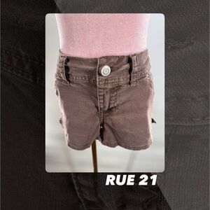 EUC Rue21 Brown Denim Shorts
